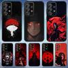 U-UchihaS I-ItachiS Anime Phone Case For Samsung S25,S24,S21,S22,S23,S30,Ultra,S20,Plus,Fe,Lite,Note,10,9,5G Black Cover