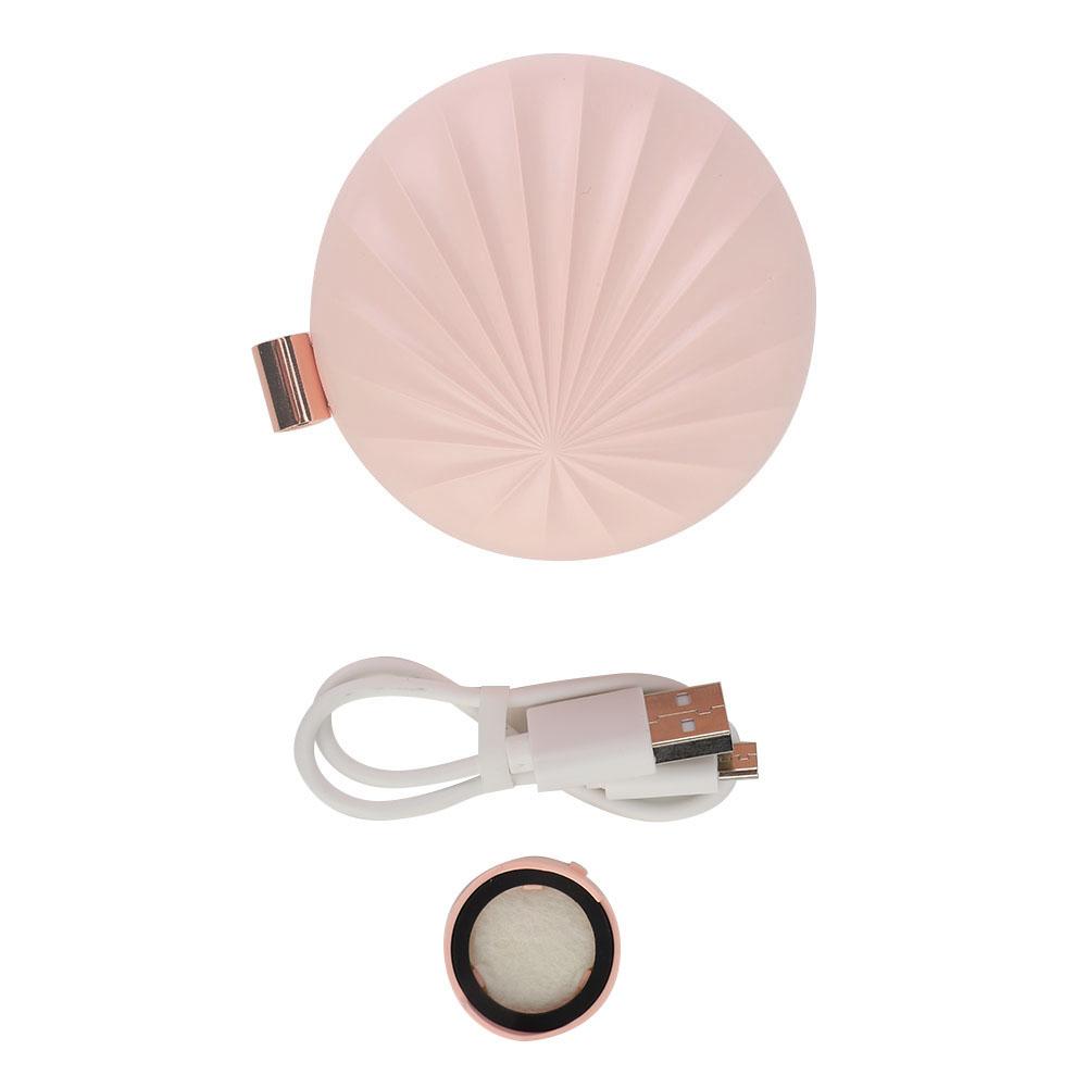 Portable Aroma Essential Oil Perfume Diffuser Aromatherapy Car Home Office Decoration (Pink)