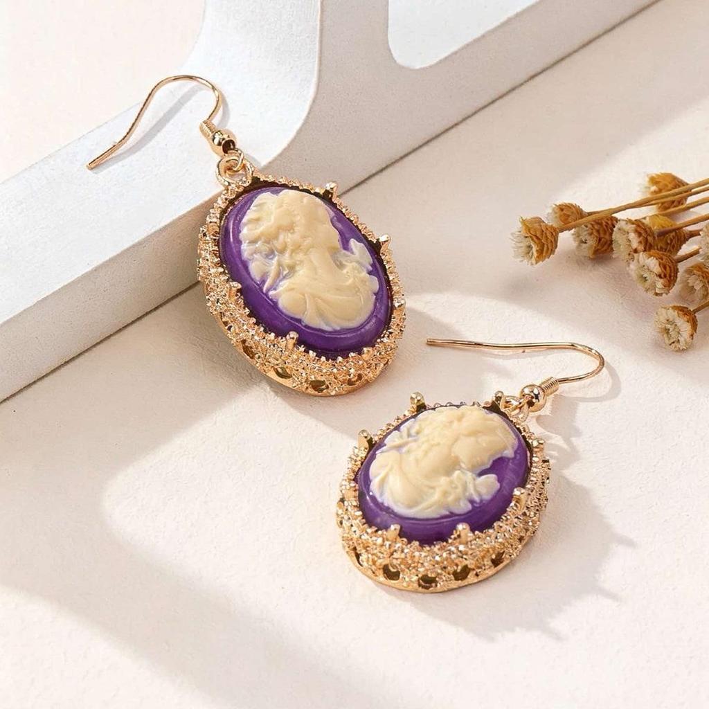 Orecchini Pendenti/A Bottone Eleganti da Donna Retrò