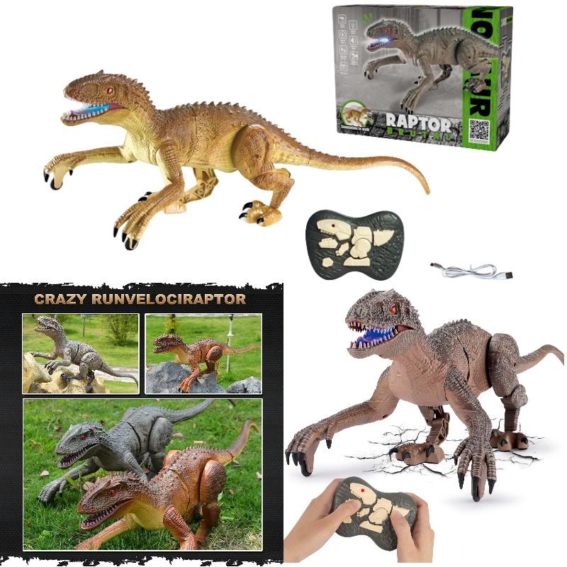 Large Size Remote Control Dinosaur Toy For Boys Wholesale Tyrannosaurus Rex Model With Articulated Joints And Light-up Features Plastic Material