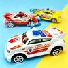 Police Car Toy Pull-Back Model - Children's 110 Small Car Gift for Boys