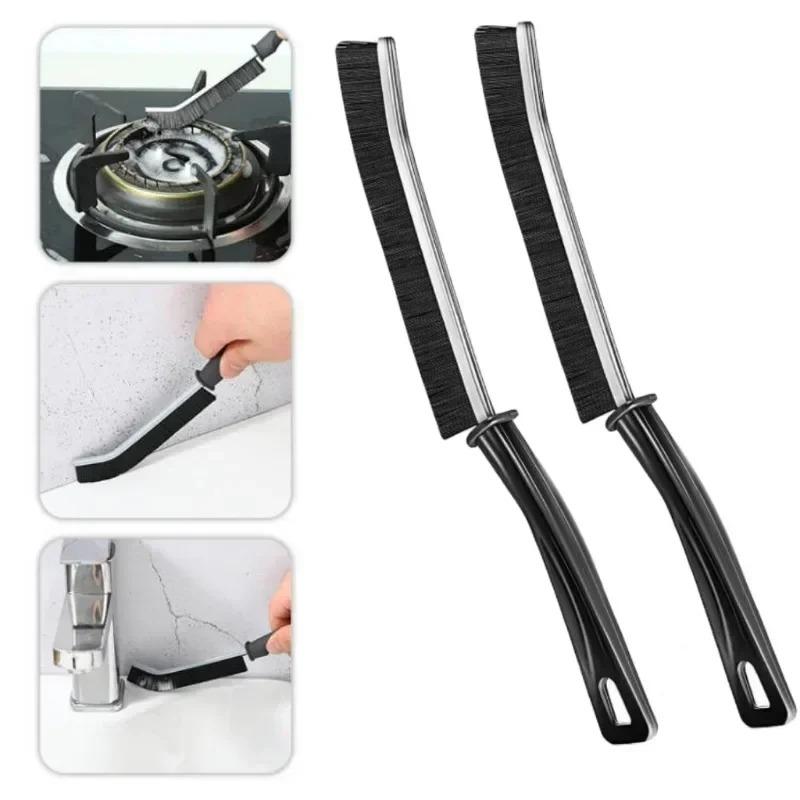 1pc Hard Bristled Crevice Cleaning Brush Grout Cleaner Tile Joints Gap Cleaning Brush Tools