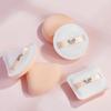 Powder Puff Soft Sponge Skin Friendly Prevents Snagging Face Makeup Puff for Salon Home Travel 3Pcs