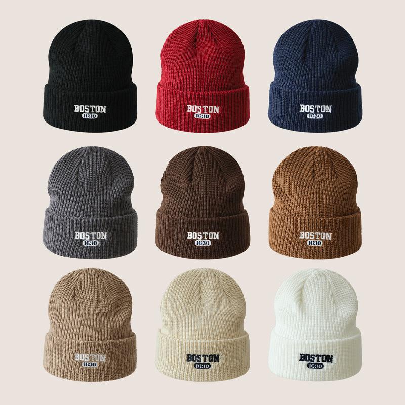 New Autumn and Winter Warm Knitted Hat for Women Outdoor Thickened Cold Protection Ear Protection Face Small Wool Hat Trendy Versatile Cold Hat
