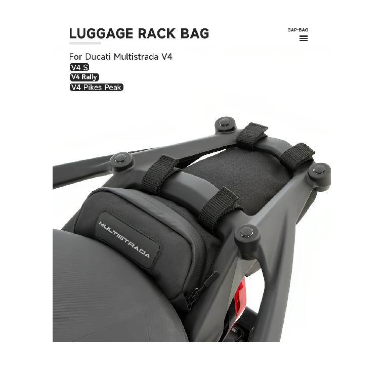 Luggage Rack Under Bag For Ducati Multistrada V4 S V4S V4 Pikes Peak Rally Maintain Tool Waterproof Bags Motorcycle Accessorie