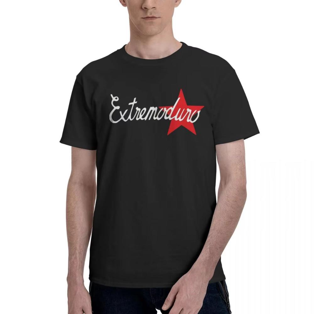 

Extremoduro Logo Cotton Casual Breathable Confortable Top Funny Ugus TShirts Mens Women Fashion Printed Male TShirt S