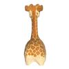 Small Wooden Giraffe Keepsakes Figurine, Cute Cartoon Ornament, Minimalist Animal Whimsical Nursery Table Decor Statue, Hand-Painted for