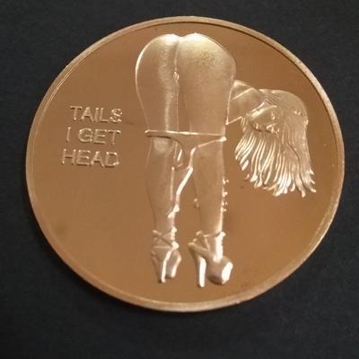 1 PC Sexy Coin Luck Baby Commemorative Coin Badge Collection Adult Toy