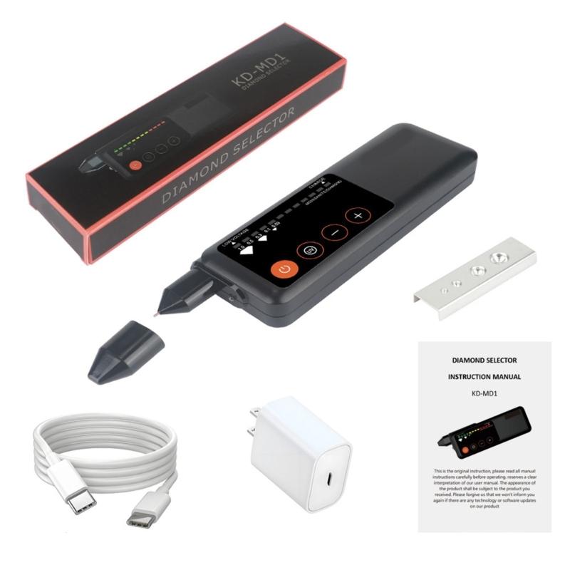 Practical Diamonds Tester Pen Jewelry Testing Tool LED Indicator Tester Perfect for Quick and Safe Diamonds Verification 1