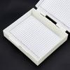 OLYCRAFT Specimen Case Microscope Slide Storage Box White Green Wooden Numbered Microscope Slide Box for Natural Science Biology Education 2-Piece
