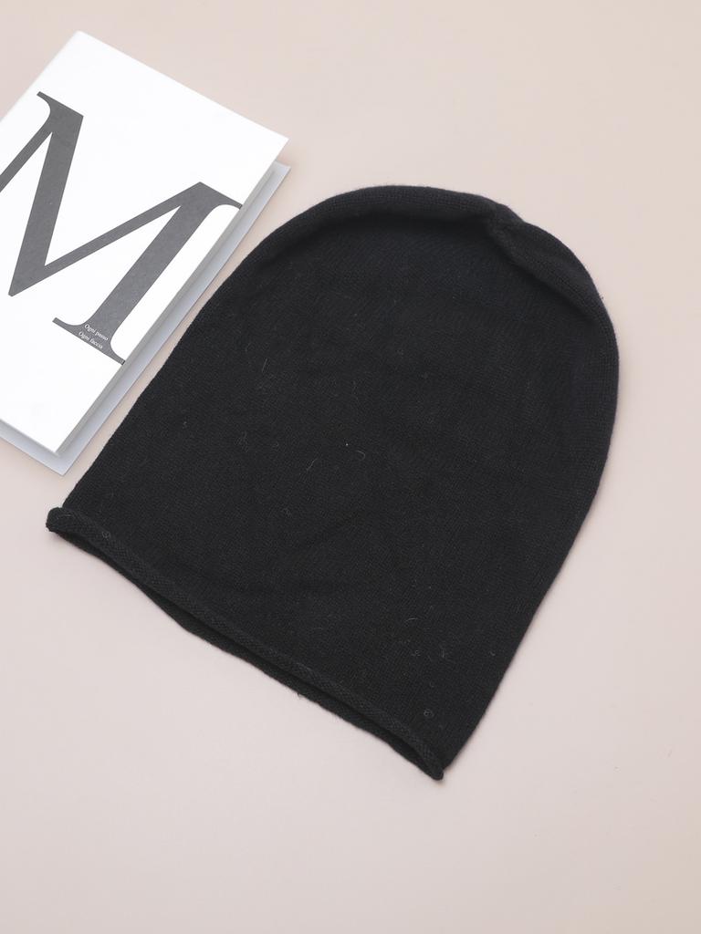 Autumn and winter new hat women's warm ear protection big head circumference cold hat knitted wool pullover hat