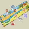 Paper Children's Scene Magnetic Puzzle Puzzle 3 To 6 Years Old Puzzle Toy 2 Baby 4 Intelligence 3D Three-dimensional Early Education Book