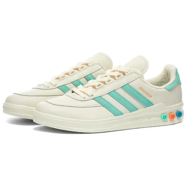 END. x adidas Grainger Tennis Club Unisex Sneakers White Bahia-Mint GW5182
