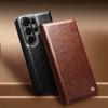 Genuine Leather Phone Case for Samsung S26+ Plus 5G Business Style Fashion Luxury with Card Slots Cover for S26 Ultra 5G