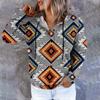 Women's Casual Fashion 2022 Print Long Sleeve Pullover Hooded Top