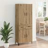 Highboard Artisan Oak 69.5 x 34 x 180 cm Engineered Wood
