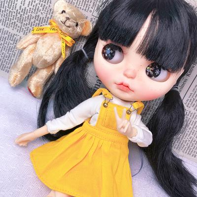 Fashion Plush Sleeve Pullover Outfit for Blythe Takara Licca Dolls Clothes