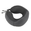 Travel Neck Pillow Airplane Long Flight Plane Memory Foam Adjustable U Shaped Napping Support Dark