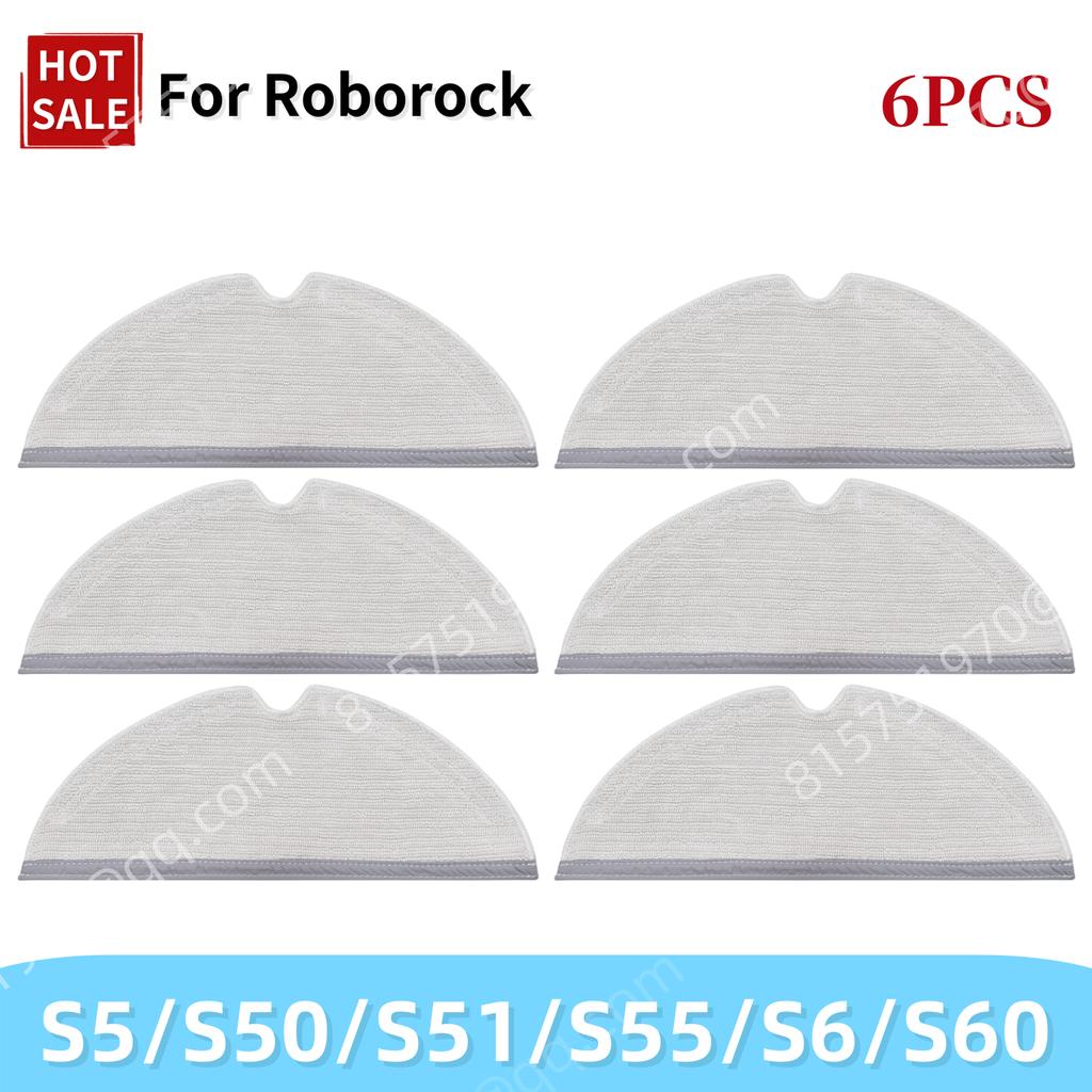 For Roborock S5 S50 S51 S55 S6 S60 S6 Pure Vacuum Cleaner Accessories HEPA Filter Mop Cloth Side Main Brush Spare Parts