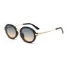 3526 Metal Oval Sunglasses for Men Women, Chic Fashion Round UV400 Sun Glasses, Retro Stylish Personalized Unisex Shades 603402