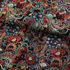 Damask Jacquard Lilies Pattern Fabrics for Diy Sewing Cheongsams, Tang Suits, Ethnic Costumes, Mongolian Robes Decorative Fabric