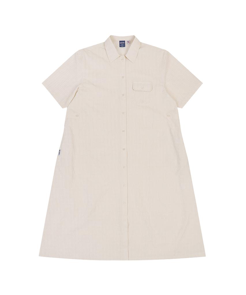 Outdoor Products W Check Sucker Shirt Onepiece (Ivory)