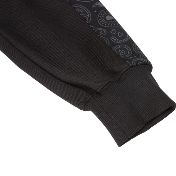 Puma Ананасовый цветок пэчворк карман на молнии круглый вырез свитер длинный рукав — фото 3