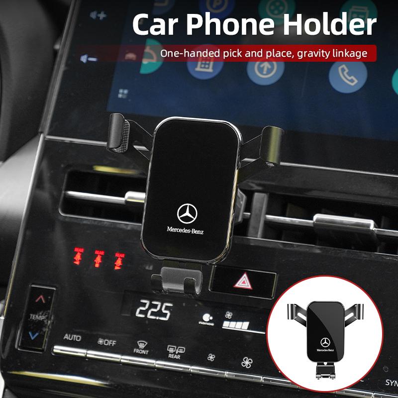 GLC GLB Car Phone Holder Car Air Vent Clip Mount Mobile Cell Stand For Mercedes Benz AMG A C E Class W201 W210 W108 W204 W205 W