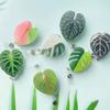 1Pcs Tropical Plant Leaf Retractable Badge Holder Reel Exhibition Enfermera Student Boy Name Card Girl Use Chest Card