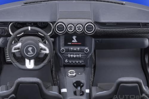 AUTOart 1/18 Scale Ford Mustang Shelby GT500 (Blue/White Stripes) Finished Product 73094