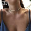17KM Gold Chain Choker Necklace Women Men Hip Hop Statement Necklaces Big Chunky Thick Chain Cuban Necklace Jewelry