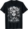 De Los Muertos La Catrina Dzień Zmarłych Czaszka Cukrowa Koszulka Damska
