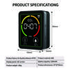 3-In-1 Air Quality Monitor CO2 Temperature Humidity Detector Co2 Tester LCD Display Household Gas Analyzer With Mount