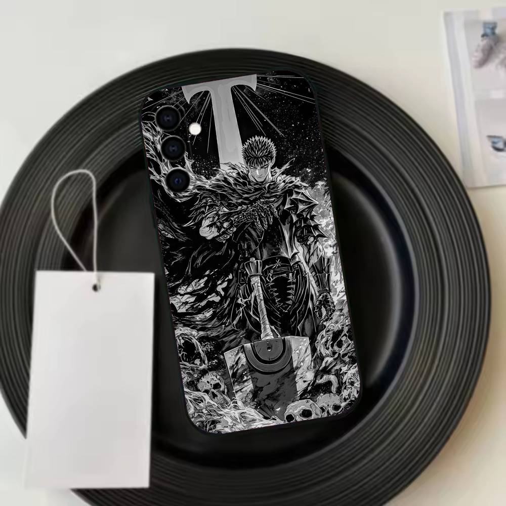 Berserk Guts Hot Anime Phone Case Black Silicone Soft For Samsung Galaxy A73,A72,A71,A70,A53,A52,A51
