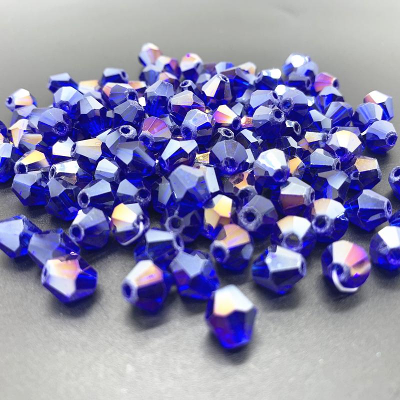 New 4-6-8mm Austria Crystal Beads Spacer Glass Bead DIY Earrings Bracelet Choker Necklace Jewelry Making