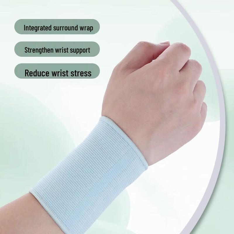 WEZHO Thin Knit Breathable Sports Wrist Support Pair