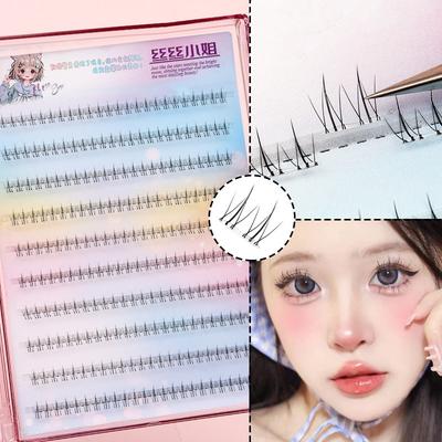 Selbstklebende Unterwimpern benötigen keinen Kleber, sind wiederverwendbar unter den Wimpern für Make-up DIY persönliche Comic-Wimpern