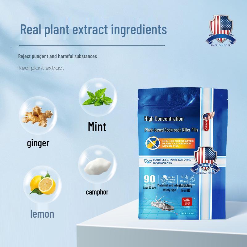 Ungiftiger Kakerlakenbekämpfer für Zuhause: Effektive Nestentfernung für Schlafzimmer & Küche, Einweg- & Leistungsstarke Lösung