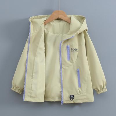 Girls' Spring & Autumn Fashion Windbreaker - Stylish Jacket for Big Girls