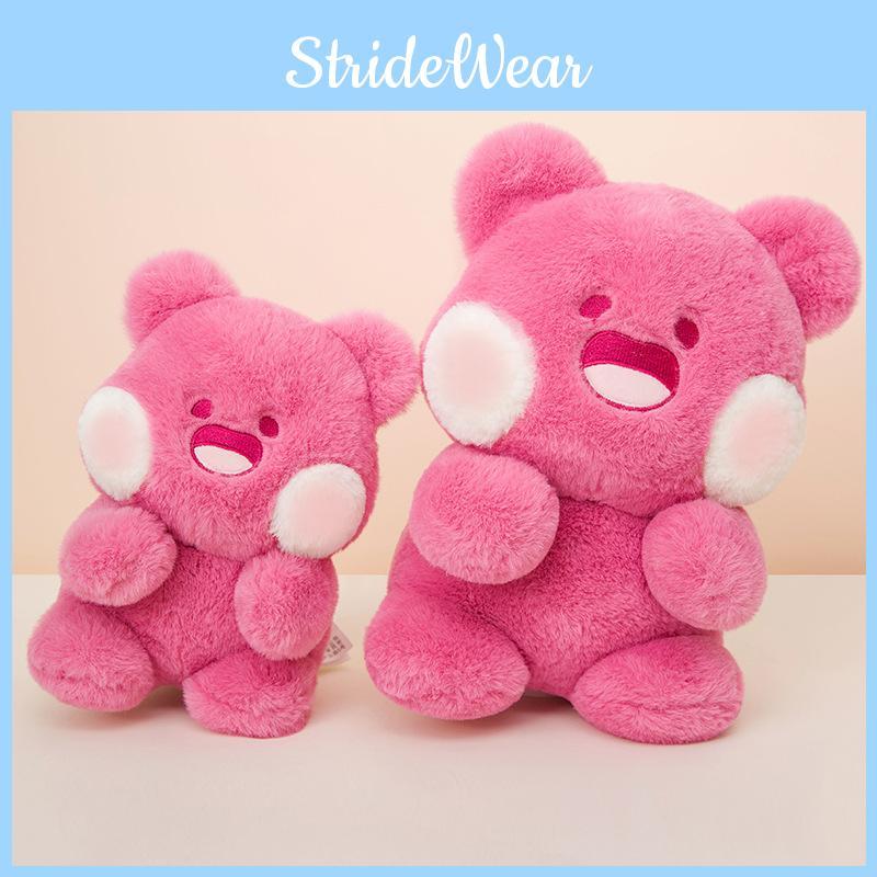 Plush Bear Dudu Toy Cartoon Doll Rose Red Sleeping Companion Girls Gift Birthday