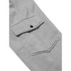 Autumn Winter Men's Fashion Fleece Overalls Multi pocket Drawstring Sports Casual Jogging Pants