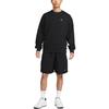 Nike Solo Swoosh Crew Neck Sweatshirt Men Tops Black DX0812-010