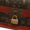 Jewelry Treasure Chest Vintage Storage Case 22x16x17.5cm