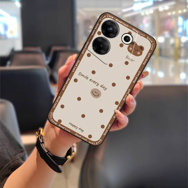 Silicone Durable Phone Case For Tecno Camon20 Pro 5G/CK8n Full Wrap Phone Pouch Cartoon Fashion Design Back Cover Cute