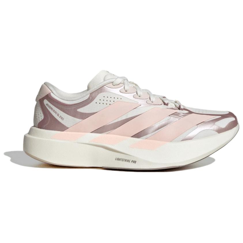 adidas Adizero Evo Sl Exo Comfortable Versatile Casual Running Shoes Women Sneakers Pink White KJ0439