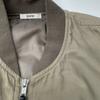 SCENTOF 21-020-586-3040-3-0 MA-1 Rayon Cotton Blouson Jacket Not Written khakiUsed