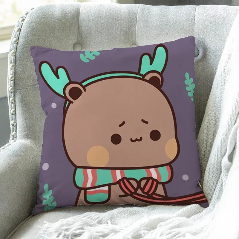 Pillowcase Bubu Dudu 45x45cm Home Decor Cushion Cover Sofa Bed Car Cushion Cover Halloween Christmas