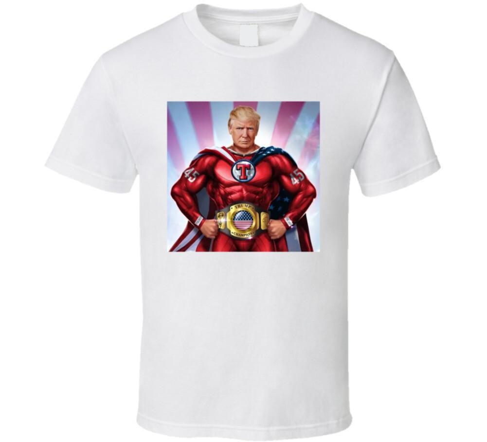 Trump Superhero T Shirt Mens Womens Tees Top 3XL