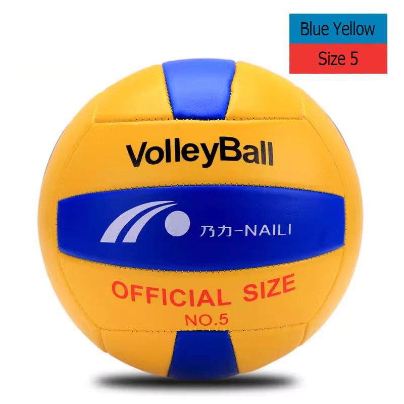 Piłka nr 5 do siatkówki PVC Profesjonalna piłka do siatkówki do gry w siatkówkę na plażę, do użytku na zewnątrz, do sportów halowych, miękka, lekka, hermetyczna