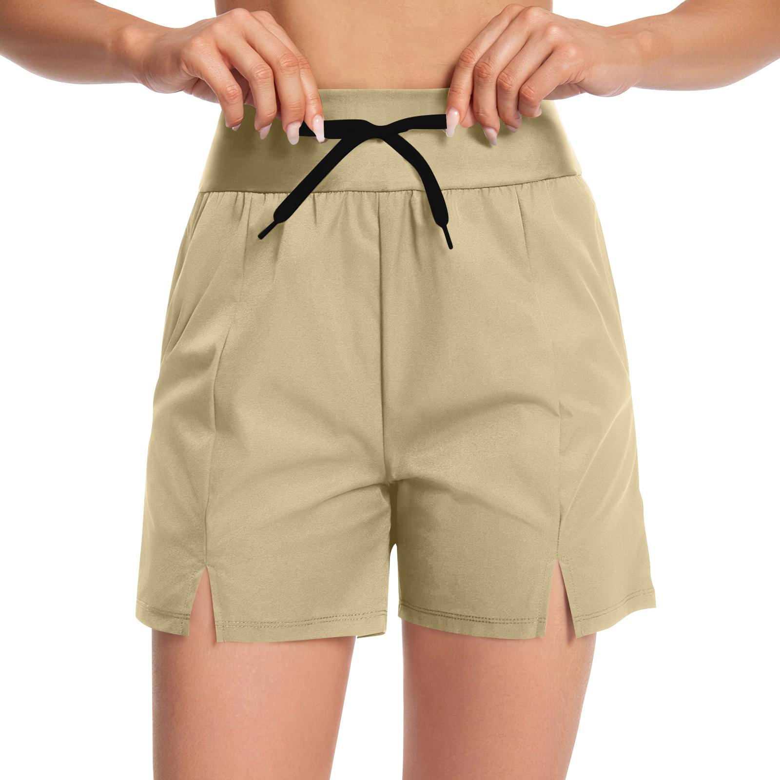 

Women s Shorts With Pockets, Casual Shorts XL хаки